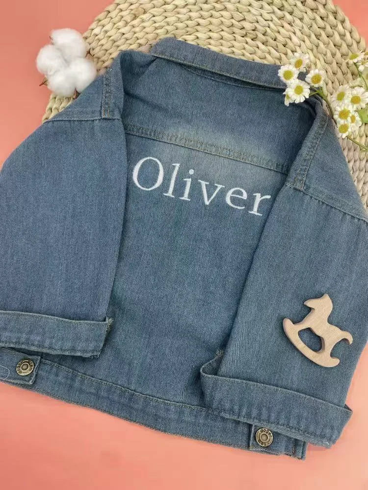 Personalized Toddler Denim Jacket