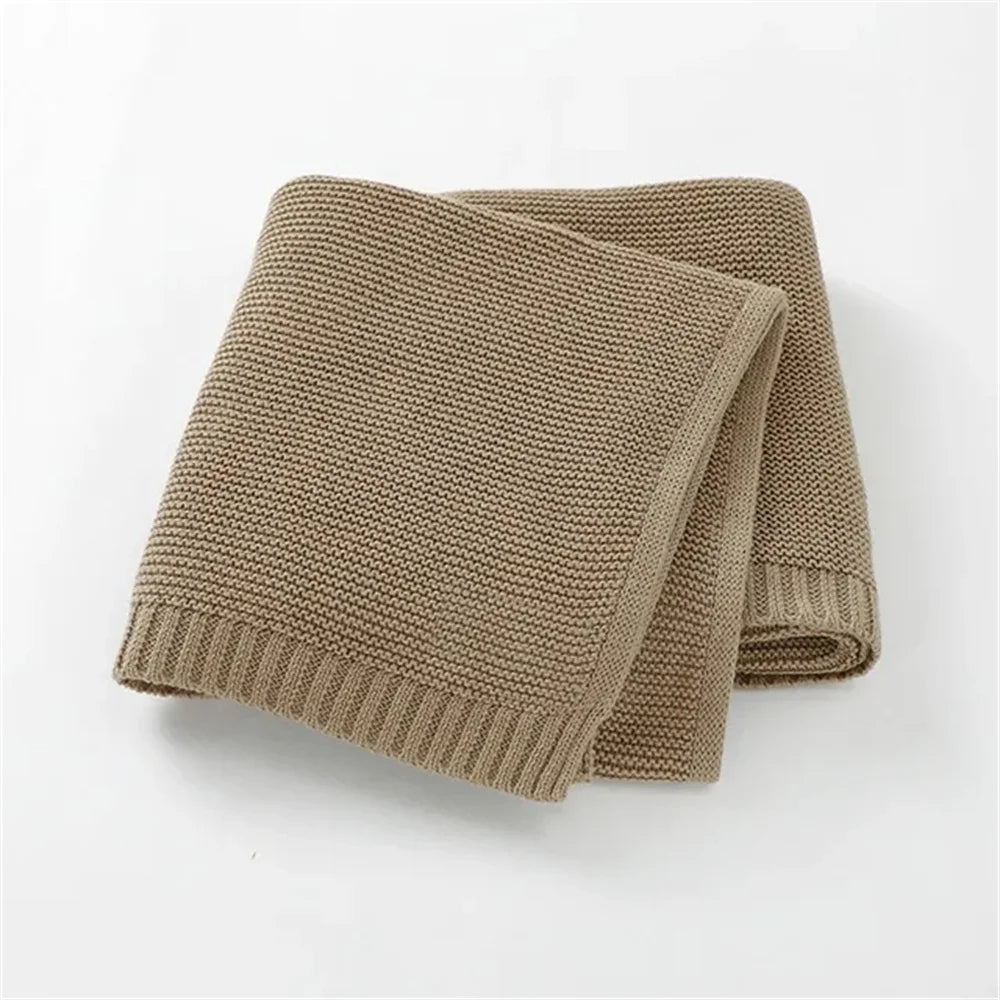 Personalized Knitted Baby Blanket