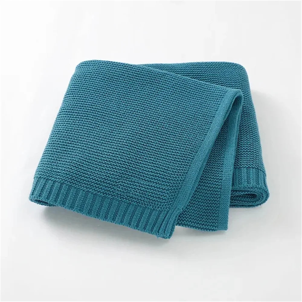 Personalized Knitted Baby Blanket