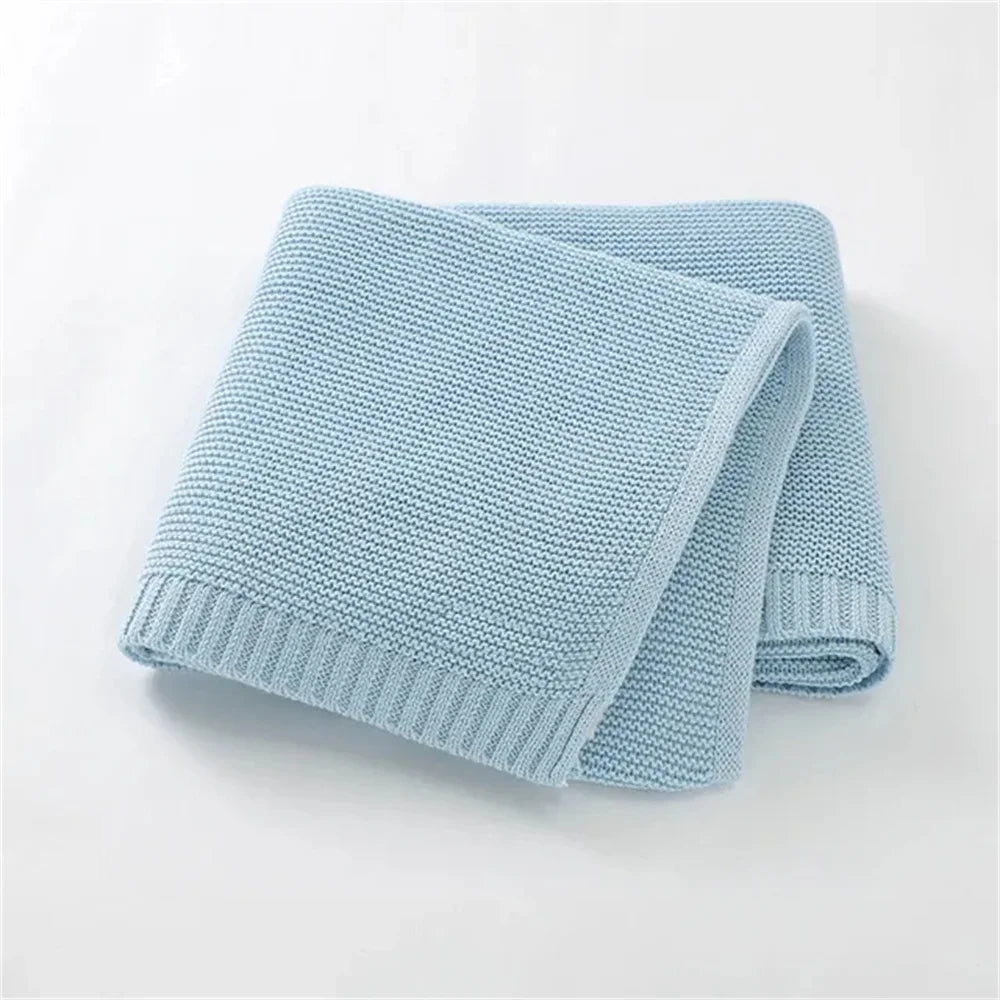 Personalized Knitted Baby Blanket