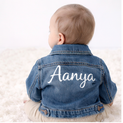Personalized Toddler Denim Jacket