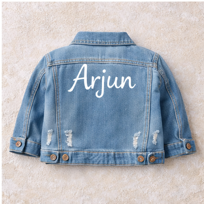 Personalized Toddler Denim Jacket