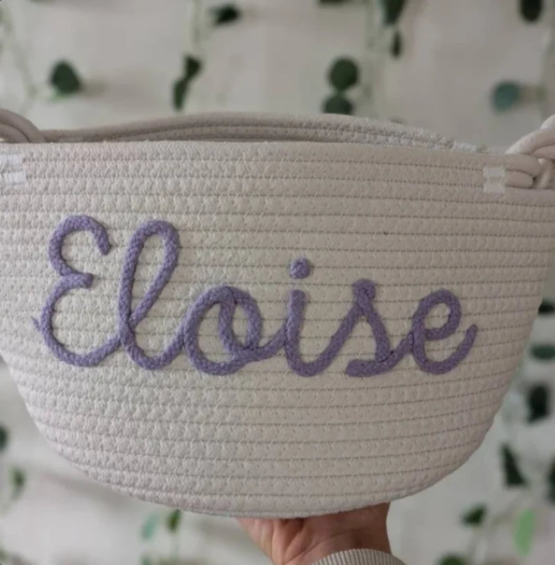 Personalized Handmade Basket