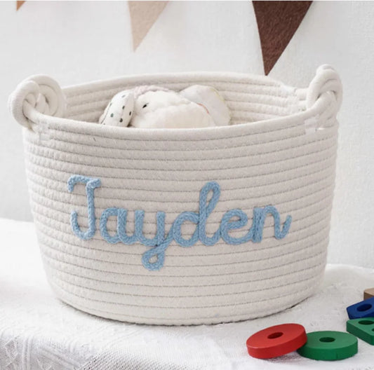 Personalized Handmade Basket
