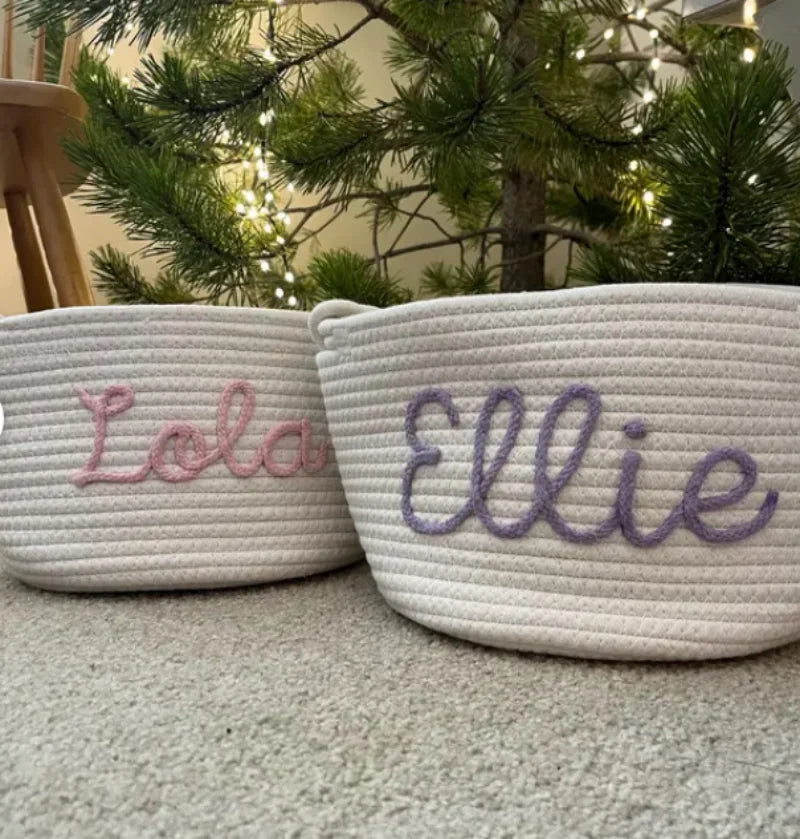 Personalized Handmade Basket