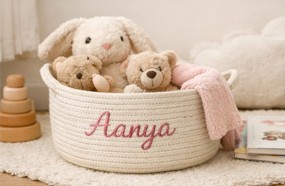 Personalized Handmade Basket