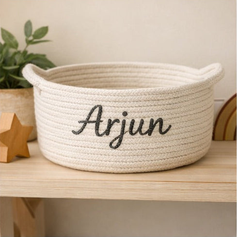 Personalized Handmade Basket