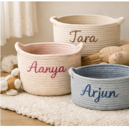 Personalized Handmade Basket